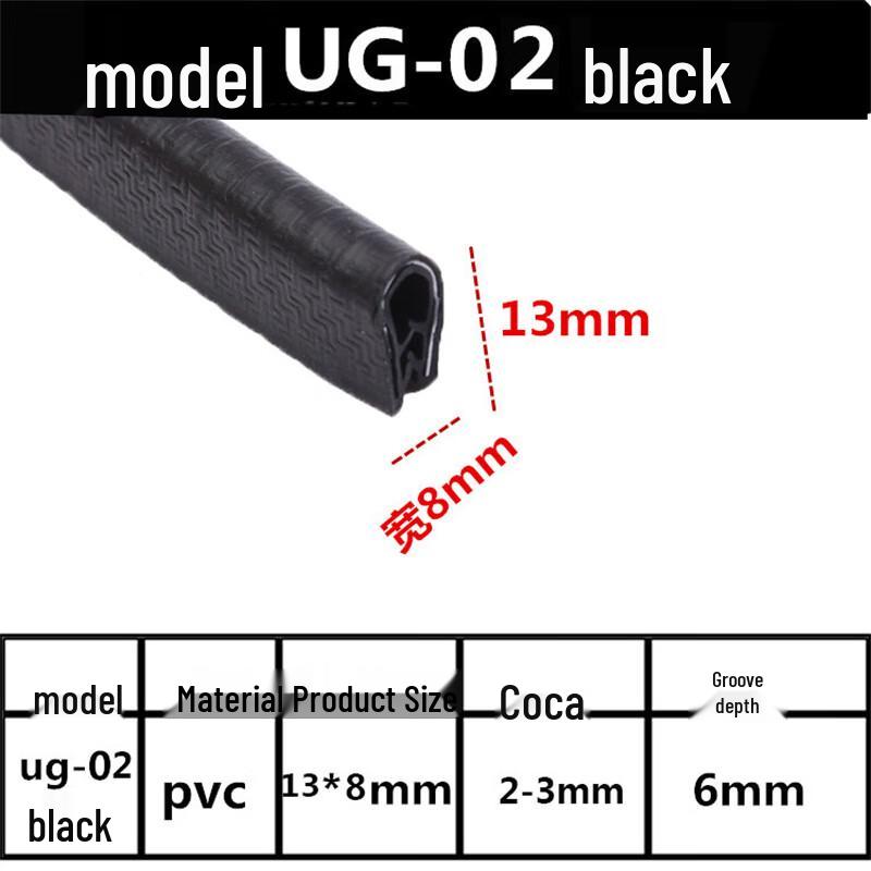 U-Shaped Rubber Edge Trim