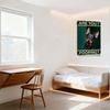 Vintage Green Background Metal Tin Sign 'ARE YOU POOPING?' with Doberman Dog Design Rustic Aged Warning Sign for Home Bar Cafe M