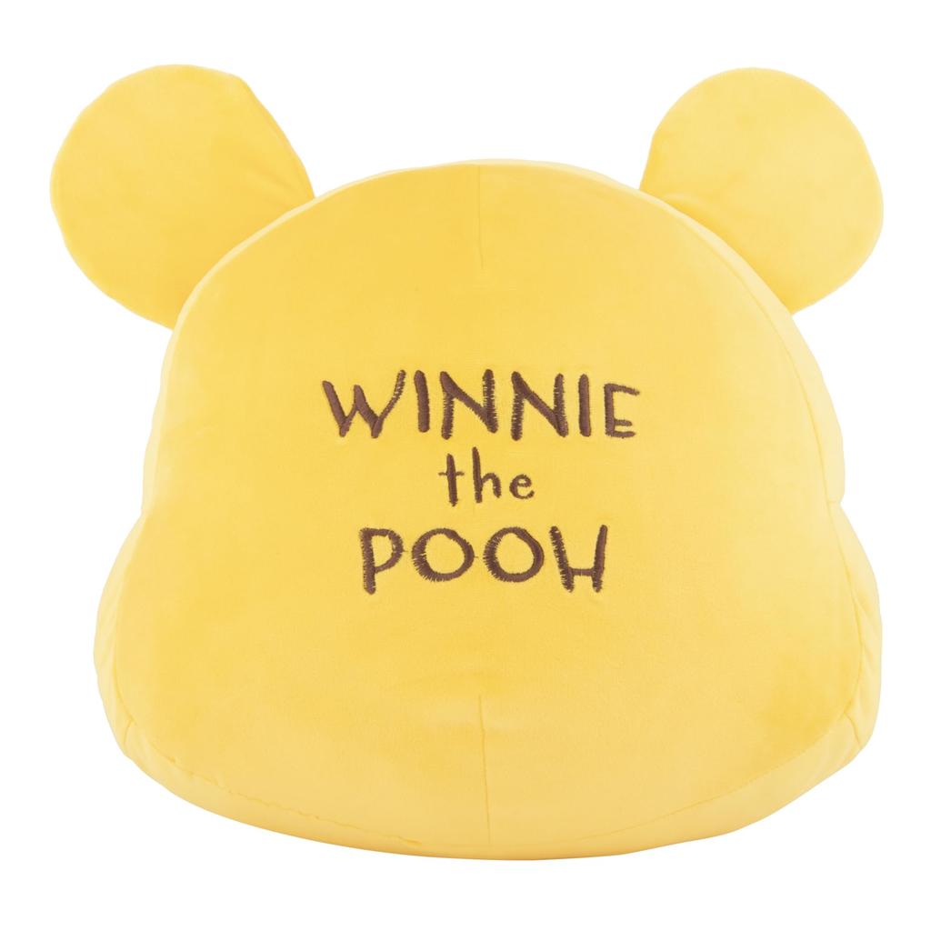 MORIPiLO Winnie Puuh Plüsch Körperkissen, ca.. 36x37cm (3D Gesichtskissen), Süßes Spielzeug, Geschenk, Disney, Gelb, 428142