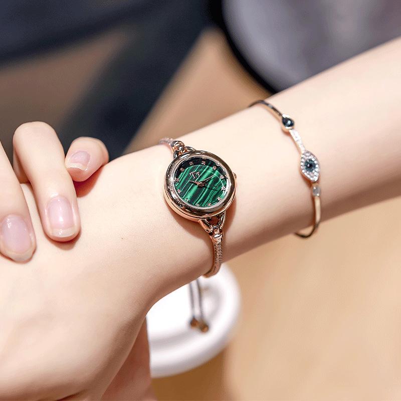 Fashion Trend Diamond Fritillary Small Delicate Small Dial Temperament Waterproof Bracelet Watch Women