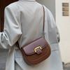 Leather Women's Bag New Fashion Shoulder Bag Niche Design Temperament Elegant Portable Messenger Bag Fashion