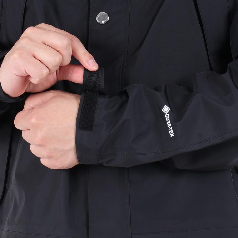 The North Face Mountain Raintex Waterproof and Size NP12333 Jacket, Men's, Gore-Tex, Breathable, Black, L,