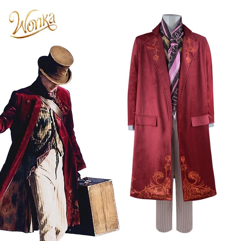 Costume Wonka Per Uomo e Donna Autentico Abito Wonka Per Halloween e Spettacoli Teatrali
