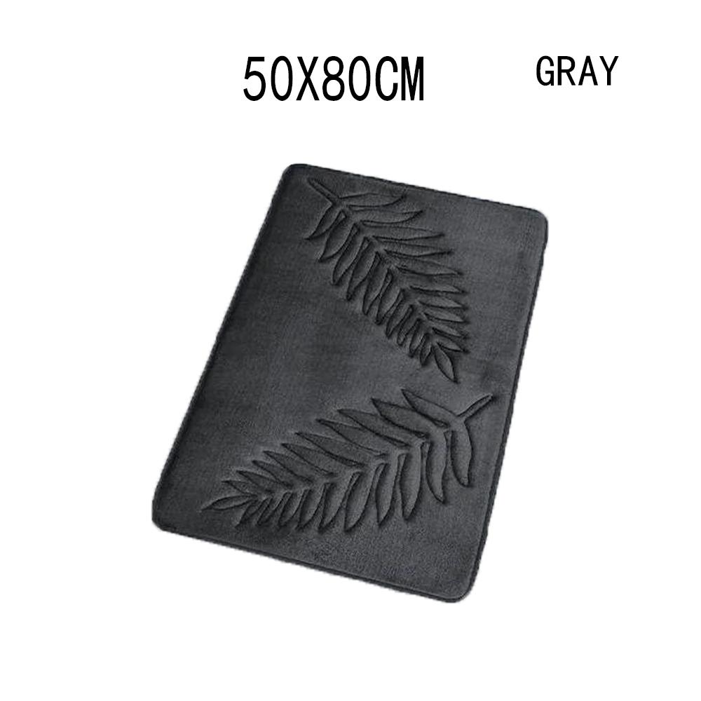 Non Slip Bath Mat Soft Black Memory Foam Bath Mat Water Absorbent Washable Rugs for for Bathroom Bedroom Bath Mat Dark Dlue
