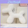 Dog Back View Plush Cushion With Solid Color Design For Home Decor And Relaxation