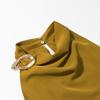 Autumn Women's Sleeveless Top with Gold Accessories and Hanging Neck Collar