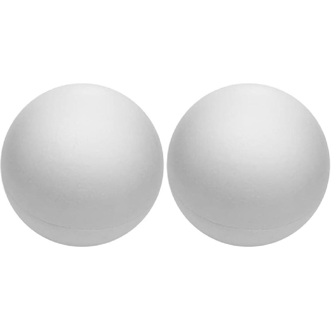 SEWACC 2 шт. Белые пенопластовые шарики Полукруглые шары-сферы Пенопластовые шарики Полые шарики для DIY поделок Художественные принадлежности Моделирование 20cm