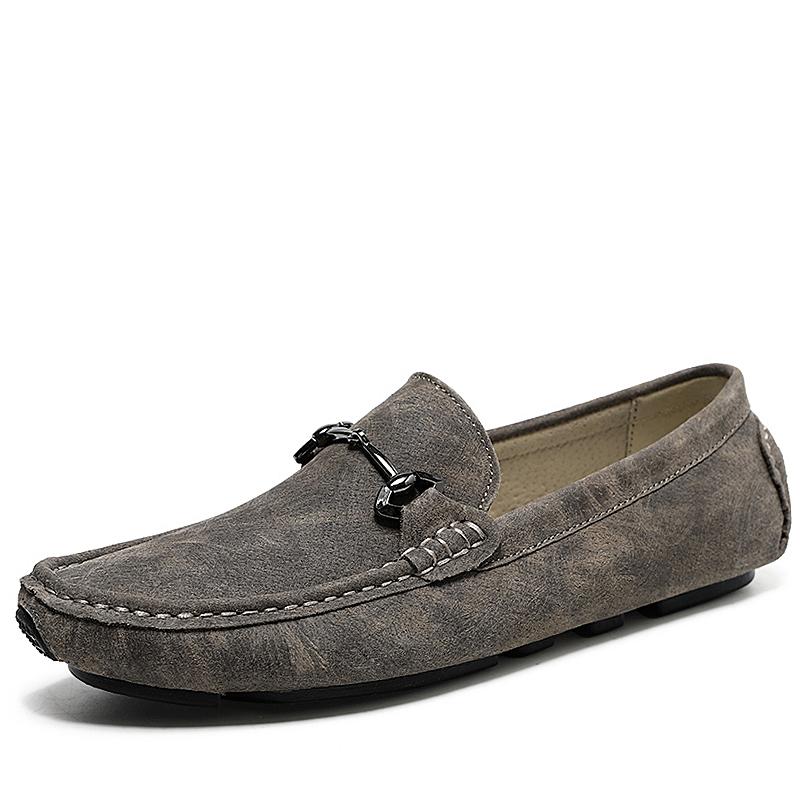 

Новые мужские лоферы из натуральной кожи, роскошная повседневная обувь для мужчин, топсайдеры, мужские слипоны ручной работы, обувь для вождения, мужские мокасины Zapatos 44 хаки