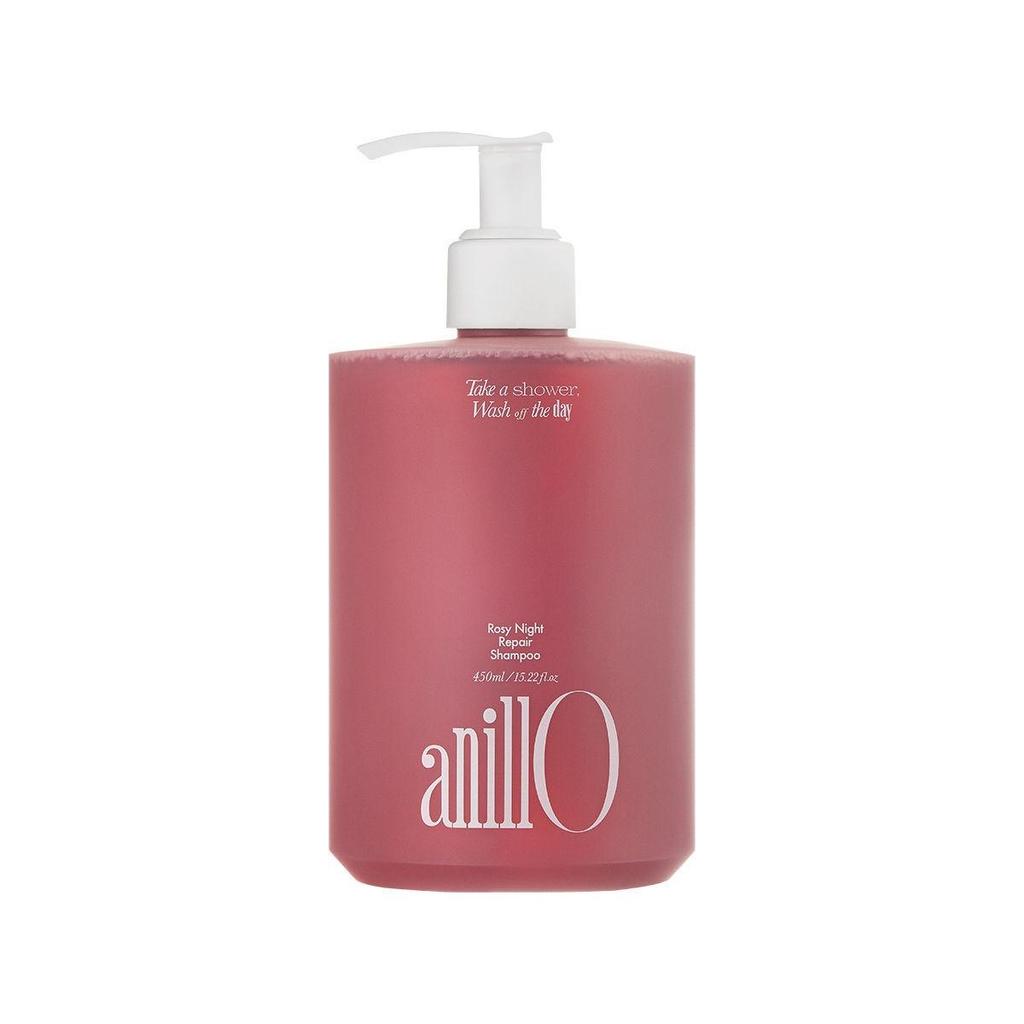 ANILLO Rosy Night Repair Shampoo Nourishing Smooth 450ml Hair Care Damaged Strands