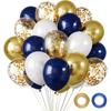12-Inch Sequin Metallic Latex Balloons, 30pcs - Perfect for Birthday Party Decorations