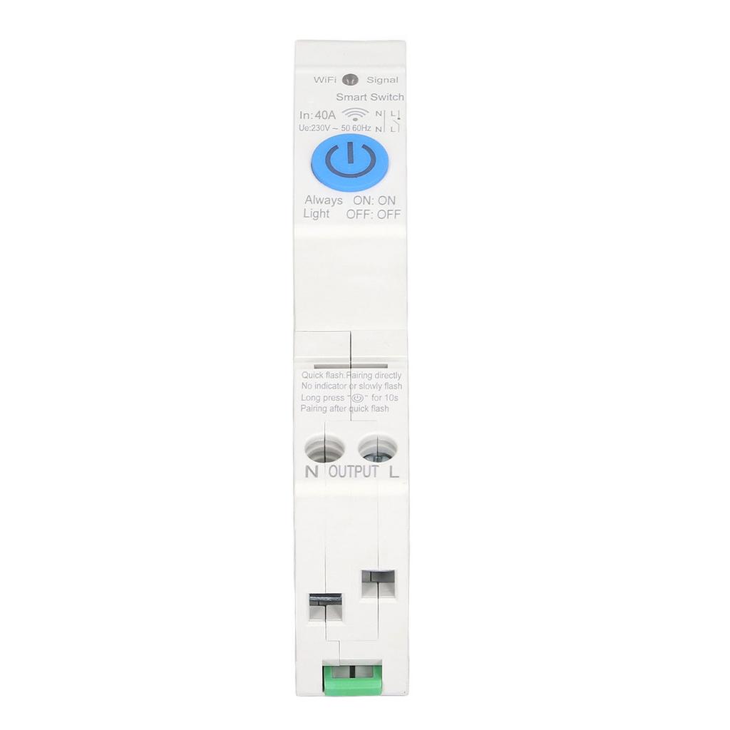 Smart Circuit Breaker Switch for Tuya ZigBee Mobile Phone Remote Control AC230V 1P 40A