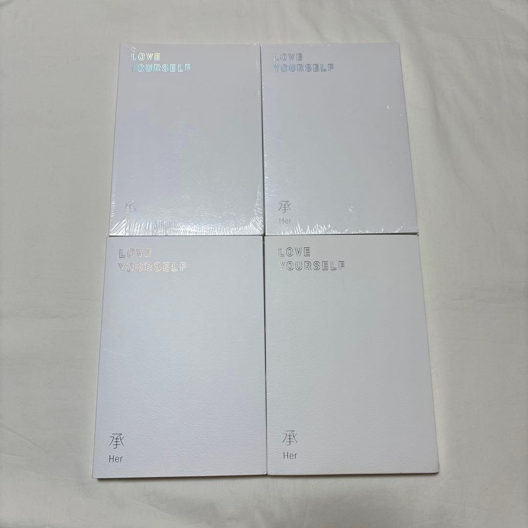 

[USED] BTS love yourself Her LOVE four forms