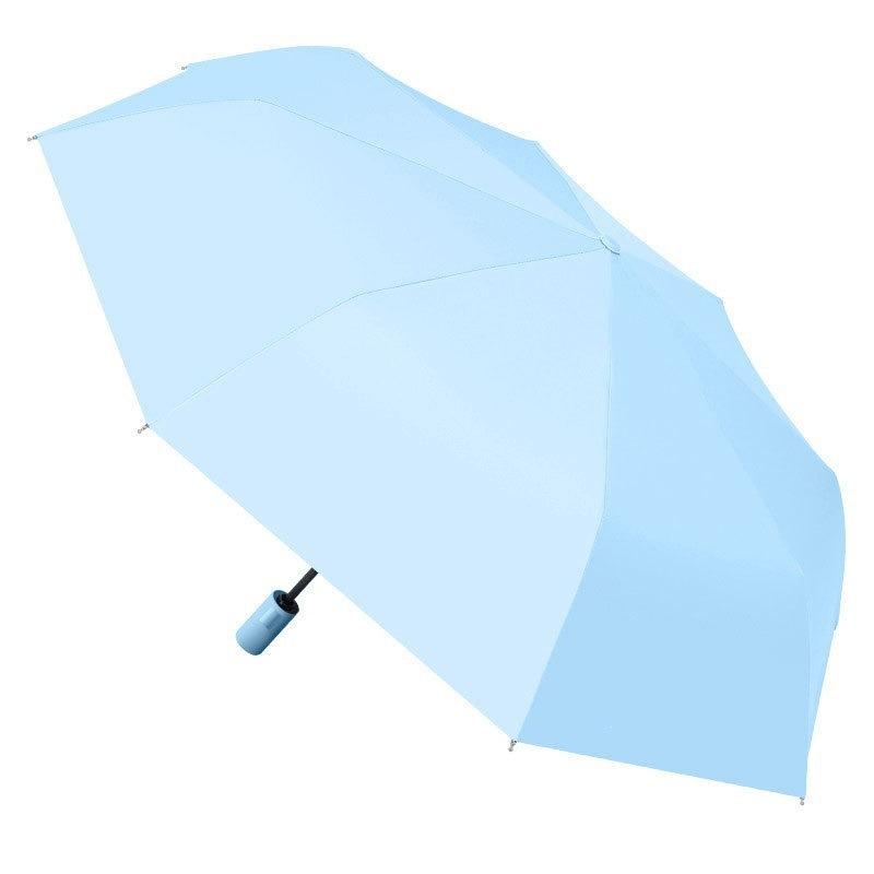 Automatic 24-bone umbrella folding parasol advertising umbrella double-bone bold wind-resistant vinyl sunscreen three-fold umbrella