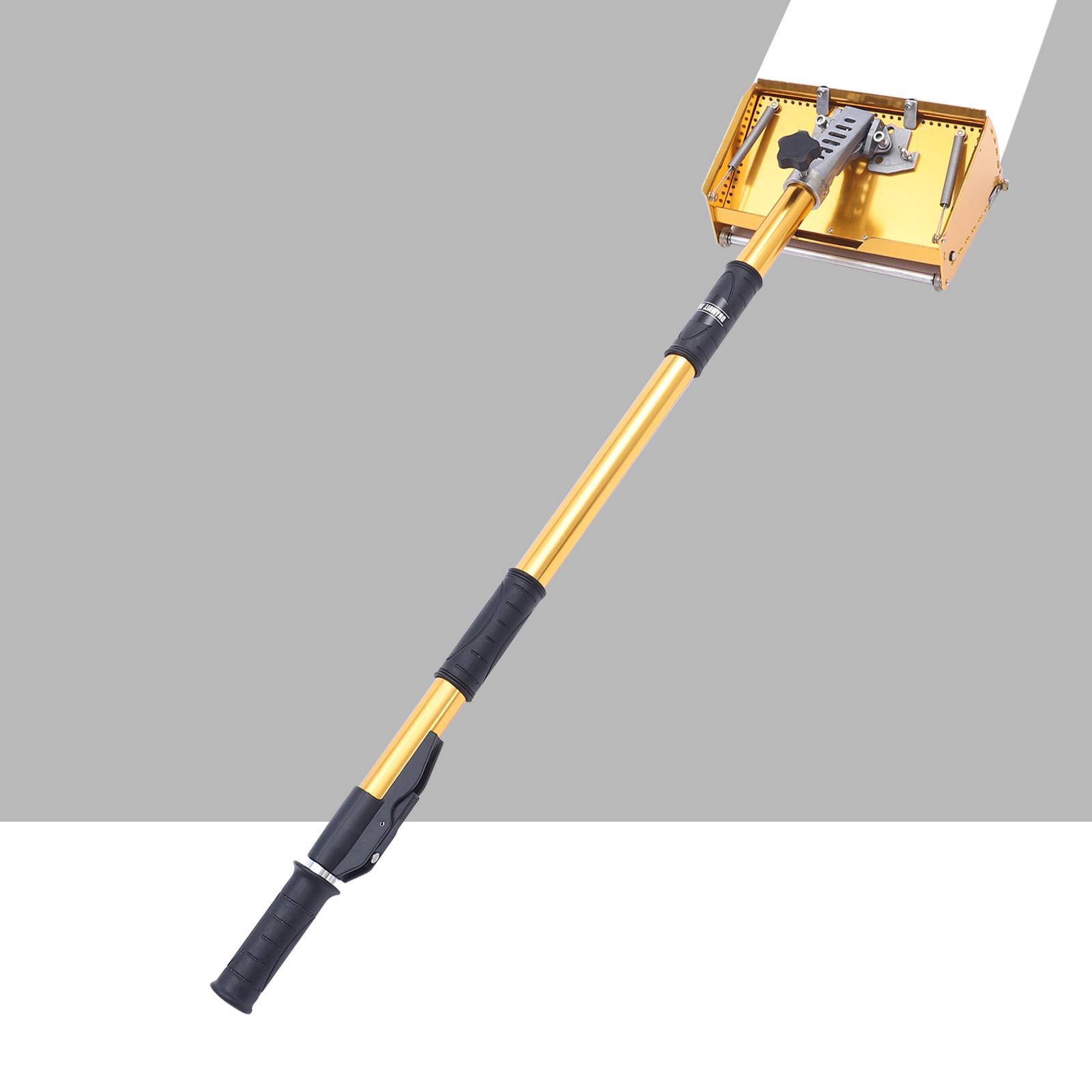 Smooth Finishing Professional Drywall Flat Box Gold-Flat Handle-Aluminum Precision Tools-Drywall Sheetrock Cleanable 90-150cm
