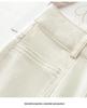 Women's Spring 2025 Denim Blue High Waist Slimming Wide Leg Jeans