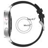 20mm Quick‑Release Silver‑Buckle Royal‑Style Silicone Watch Band Strap, Replacement Wrist Accessory for Huawei Watch GT3 42mm Smart Watch