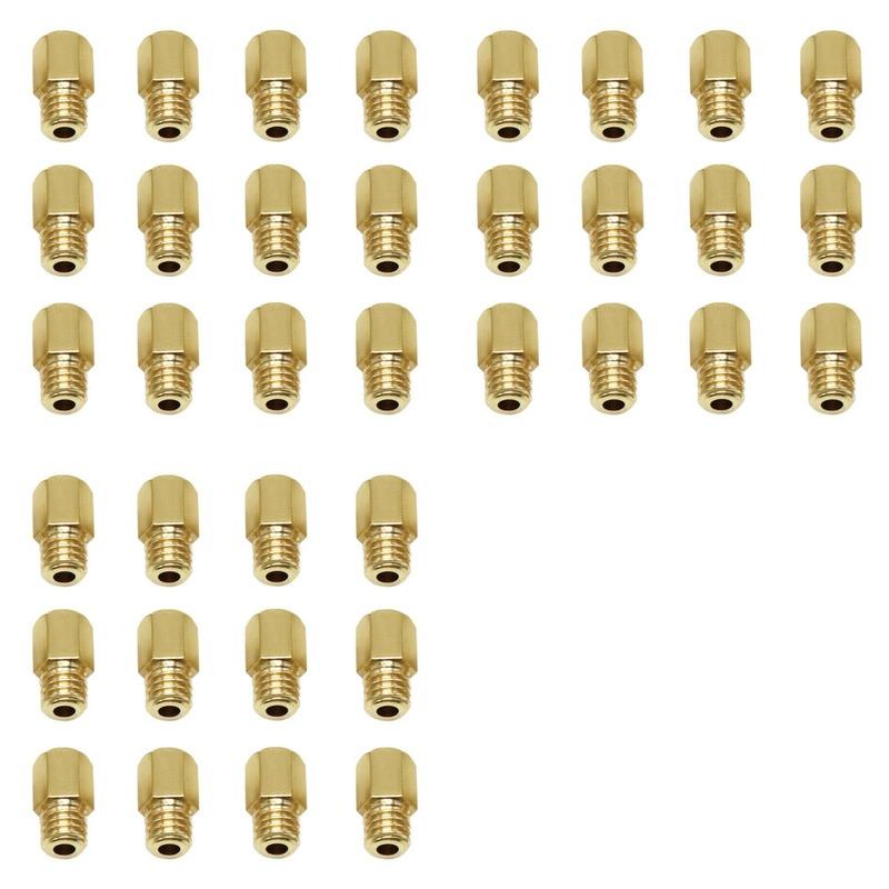 36Pcs Motorcycle Carburetor Main Jet Carburettor Main Nozzle Gauge Nozzle For Mikuni VM TM Carb 90- 200