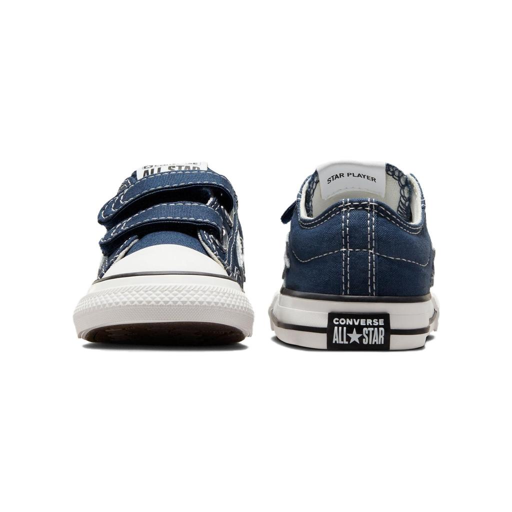 Converse Star Player 76 Canvas Comfortable Versatile Shock Absorption Low Top Walking Shoes Baby sneaker Navy-Blue A05221C