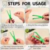 10 Pcs Reusable Flosser Holder, Dental Floss Holder, Floss Handle Durable Adults And Kids Dental Tools Ha