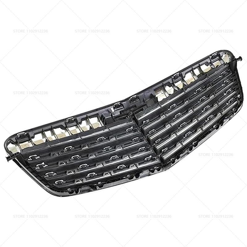 for W212 Mercedes Benz E200 E220 E250 E300 E350 E400 E63 Front Bumper Radiator Grill Mesh Middle Net Grid Base 2128800983
