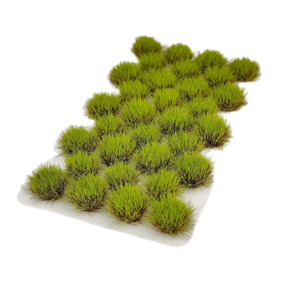 8mm 32 Tufts Grass for Train, Architectural Models, Military Dioramas & DIY Miniatures