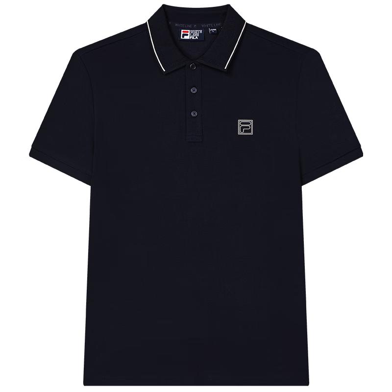 

FILA Men s Breathable Short Sleeve Polo Shirt M