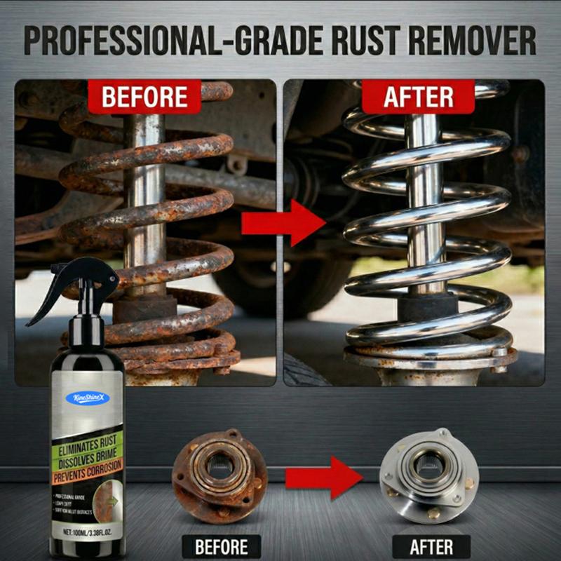 Multifunctional Car Rust Spray - Quick Wheel/Hub/Metal Surface Care Spray That Instantly Removes Rust Dirt From The Surface
