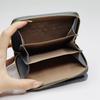 Luciano Valentino Bifold Große Runde Elegante Damen Geldbörse, Kapazität, Reißverschluss, Gesteppt, Gestreift, Hochwertig, (Schwarz)