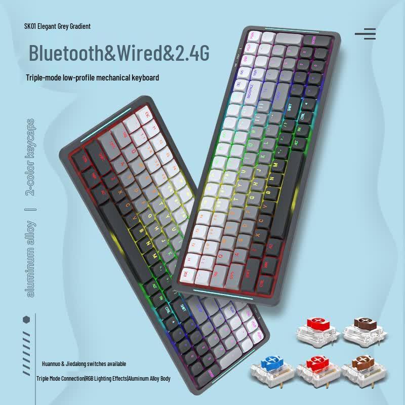 

Newmen SK01 Tri-Mode Ultra-thin Low-Profile Mechanical Keyboard