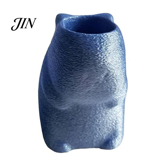 Colorful Desktop Pen Holder Standing Capybara Holder, Cute Animal Desk Organizer for Pens Makeup Fresh Blue Brushes, Large Capacity Pencil Stand
