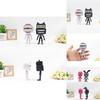 Q Version Big Head Siren Hand Ornaments Of 6) For Office And Home Decor