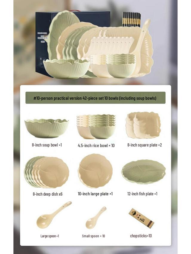 Mode Lanka Ruffle Edge 18-Piece Ceramic Dinnerware Set