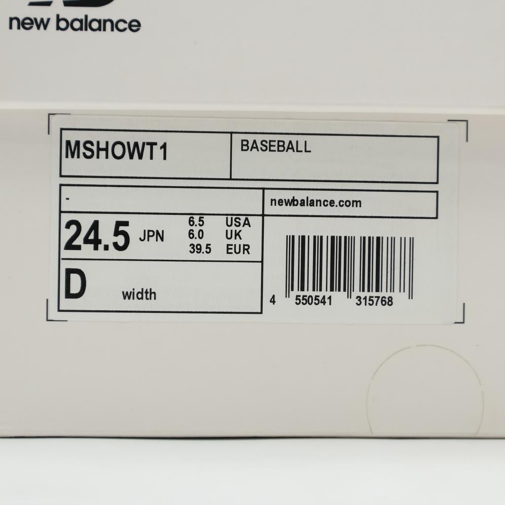 MSHOWT1 New Balance FuelCell Ohtani 1 White Metallic Gold (Cleat) (Men's)