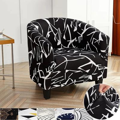Elastik Küvet Koltuk Kılıfı Streç Tekli Koltuk Kanepe Kılıfları Oturma Odası için Slipcover Kolçaklı Koltuk Kanepe Kılıfı Mobilya Koruyucu
