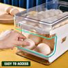 Auto Rolling Egg Holder for Refrigerator 2-Layer 24 Egg Storage Container  Egg Storage Box Space Saving Multipurpose Container