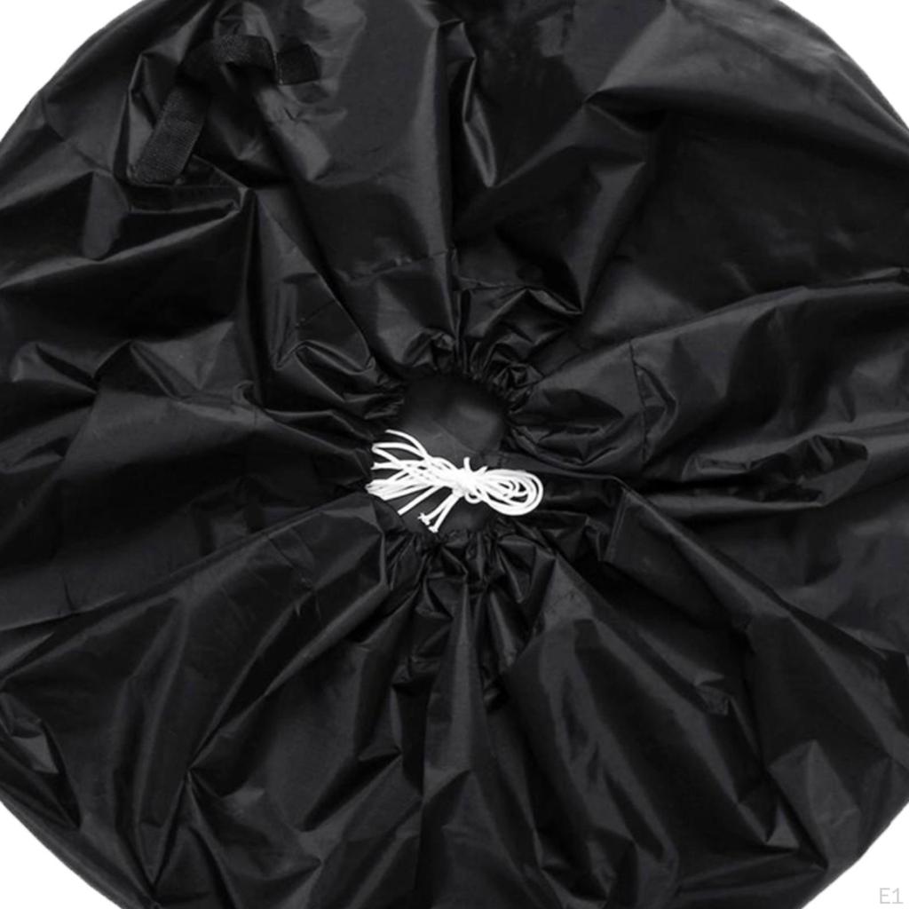 1 Package Tyre Cover Oxford Black Waterproof Overall Entire Protective universal 210D Camper Bag