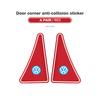 For Volkswagen VW 2Pcs Car Door Corner Cover Anti-collision Protection Sticker Scirocco Jetta Beetle Golf 4 5 6 Passat Polo B5 Sk0