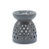 Oil Burner Teardrop Cutout Grey