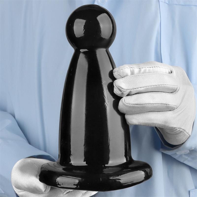 Czarne zatyczki analne 7cm Duże zatyczki analne Fisting Supplies Extra Large Extra Slack Anal Hand Jumbo
