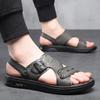 Sandals for Men's Microfiber Beach Shoes New Summer Sandals Dual-purpose Sandals Comfortable Casual Shoes for Men's Shoes
