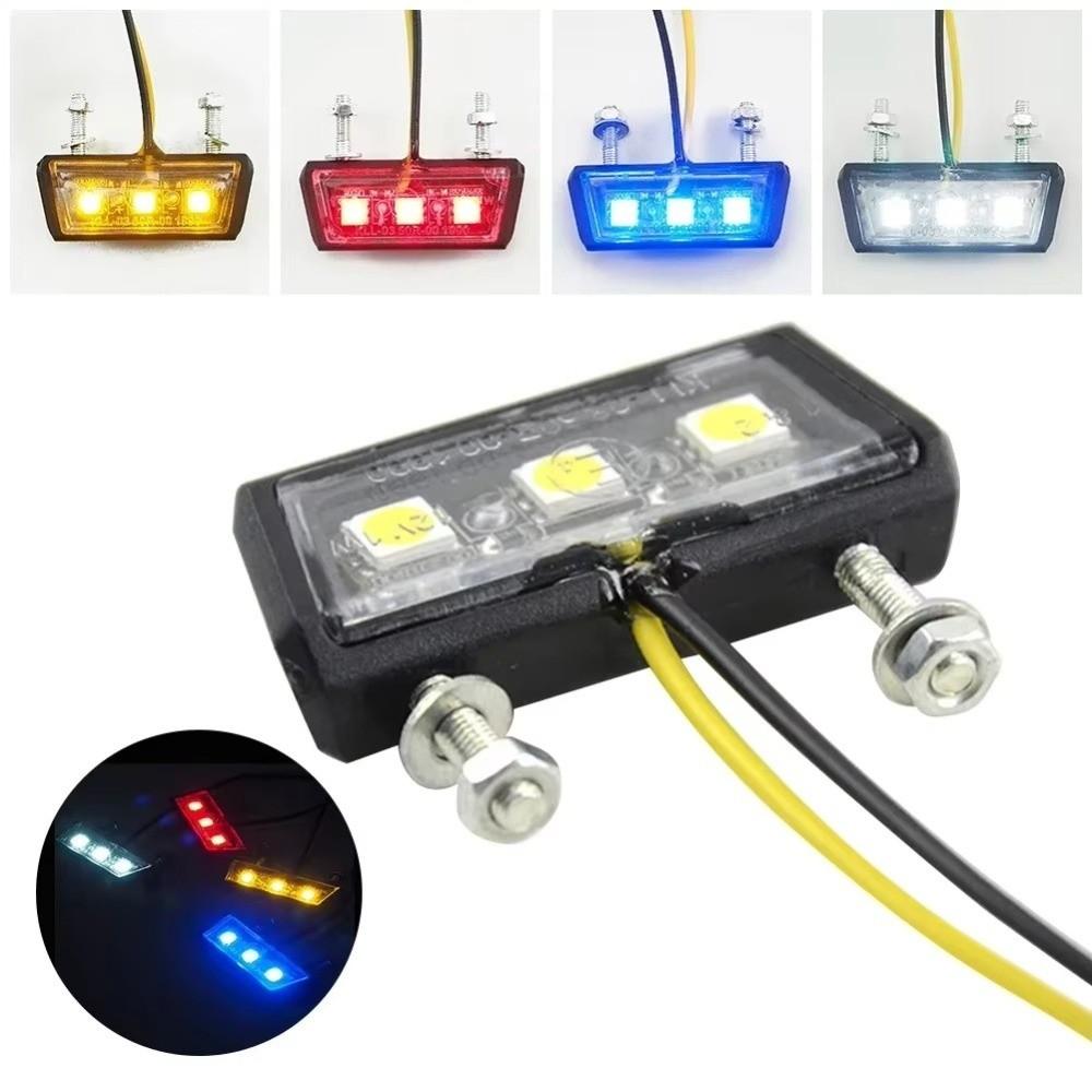 12V LED Rear Tail Lamp Rear Lighting Motorcycle License Light New Motorcycle License Plate Light