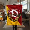 1 Stück Dynamo Dresden Benutzerdefinierter Name Gemustert Flanell Decke Geeignet Für Alle Jahreszeiten Für Heimdekoration Wärme Und Komfort Geschenke Feiertagsgeschenk