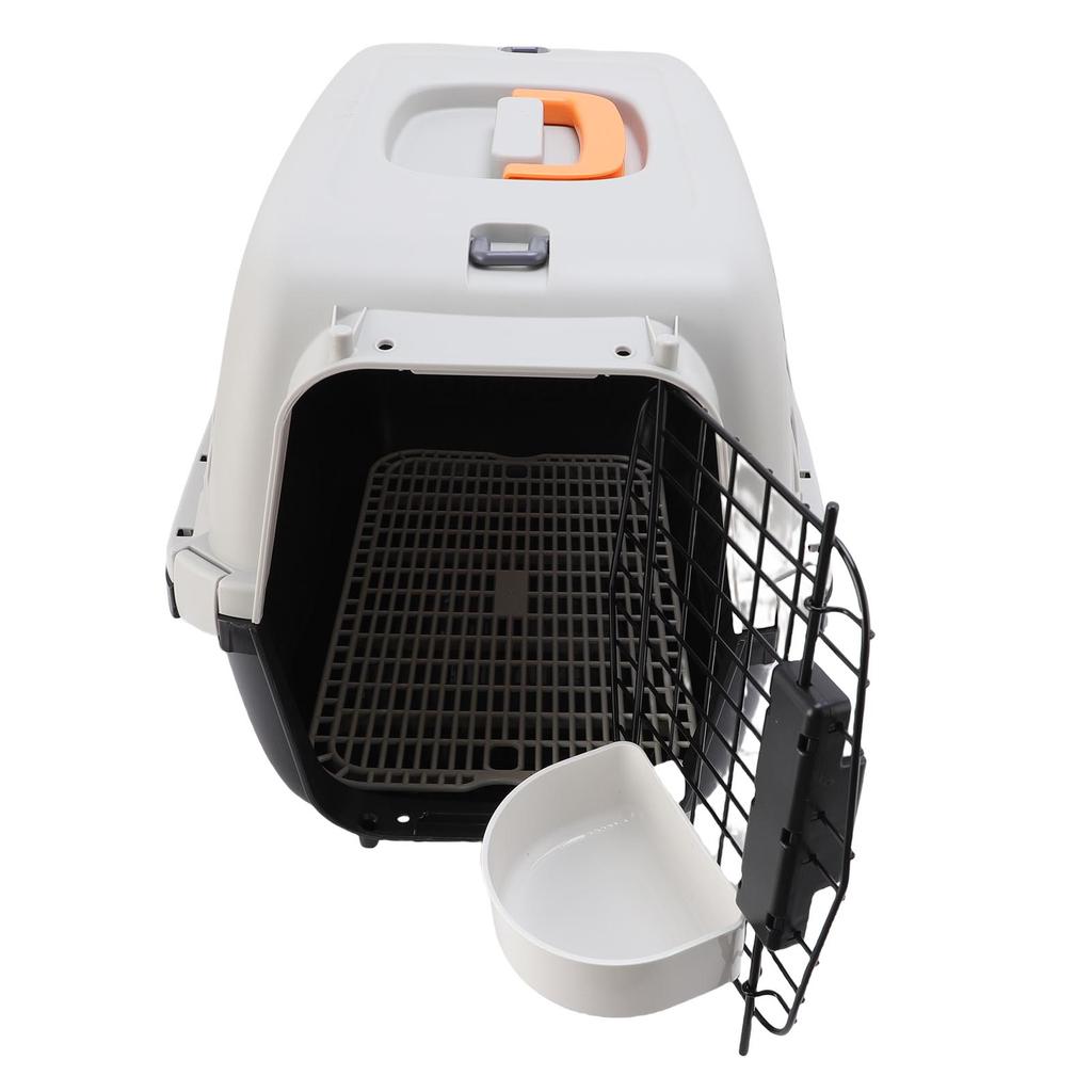Trasportino per animali in plastica, facile da montare, spazioso, con ottima ventilazione, ideale per viaggi all'aperto.