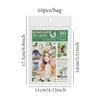 Mr. Paper 10sheets/bag Romantic Season Series Sticker Book DIY Handbook Scrapbook Phone Case Photo Frame Calendar