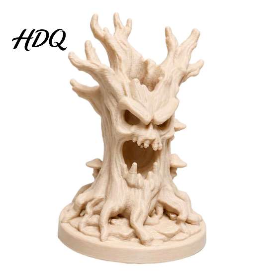 Artistic Desktop Decoration 3D Printed Tree Spirit Figurine Gothic Ferocious Monsters Ornament for Unique Horror Home Accents Halloween Miniature