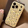 Personalized Leopard Print Heart Window Soft Case for iPhone 13/14/15/16/17 Pro Max
