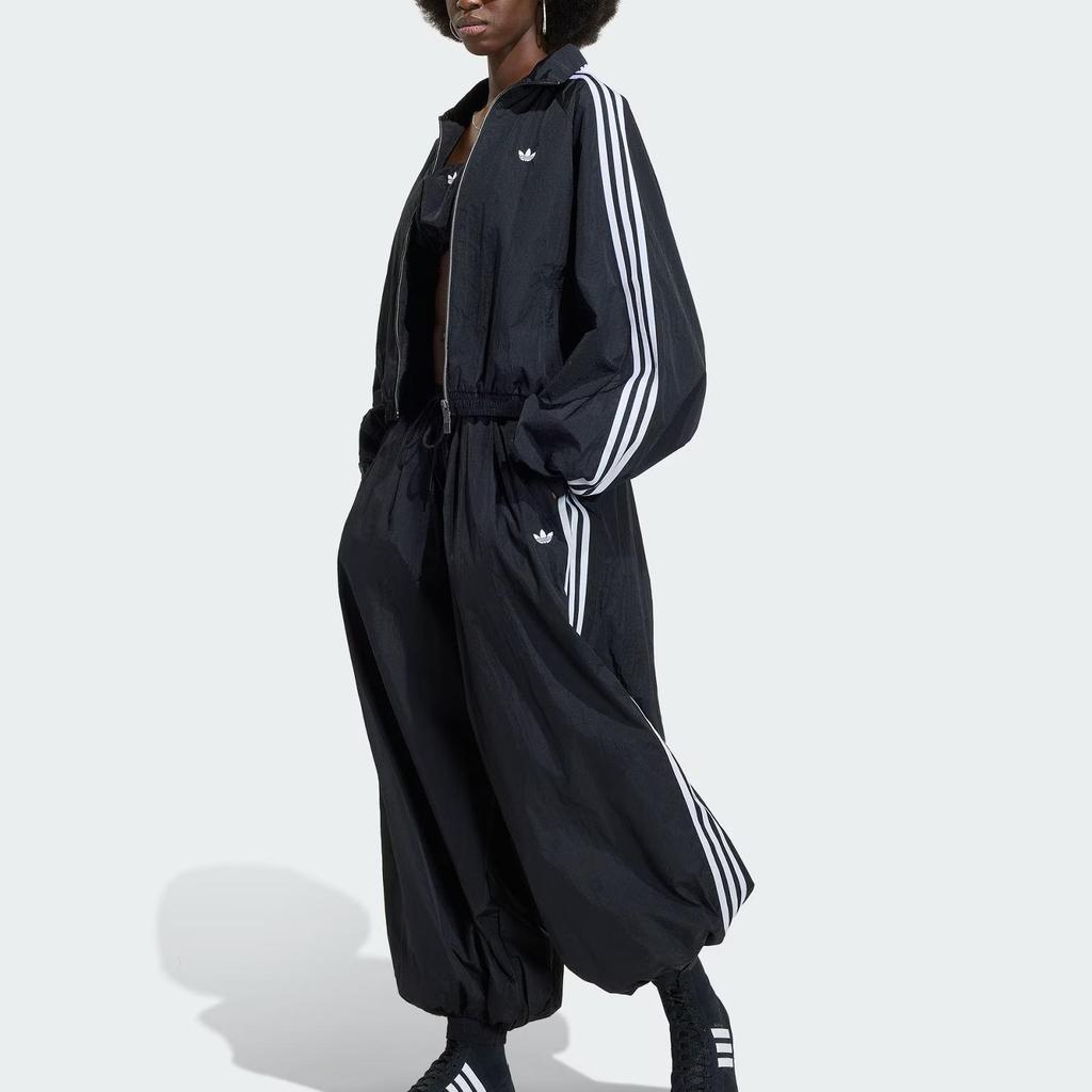 adidas Originals Woven Oversized Track Jacket Black Women KY5045