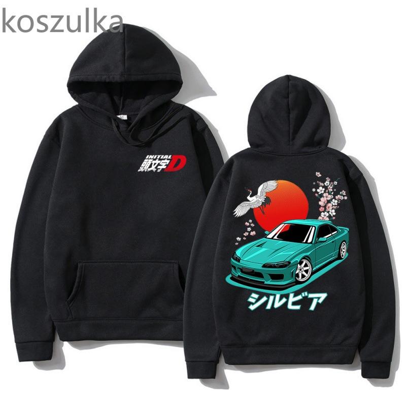 Anime iniziale D Drift felpa con cappuccioHoodie