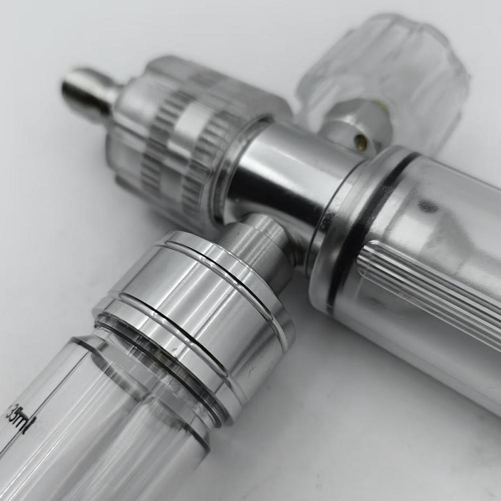 35ml Water Foam Pot with 1/4 Inch Quick Connector Soap Foam Spray Bottle Adjustable Car Wash Foam Sprayer for Car Wash