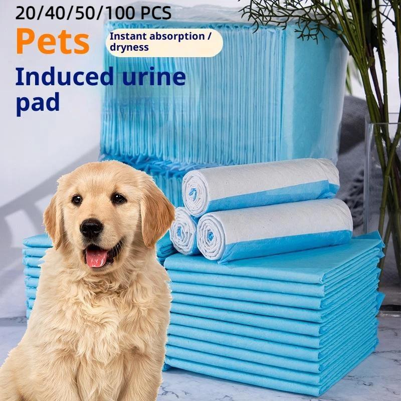 Pañales para Gatos Perros Pañal Súper Absorbente para Mascotas Almohadilla para Orina de Perro Secado Rápido Desechable Esterilla de Pañal para Orina